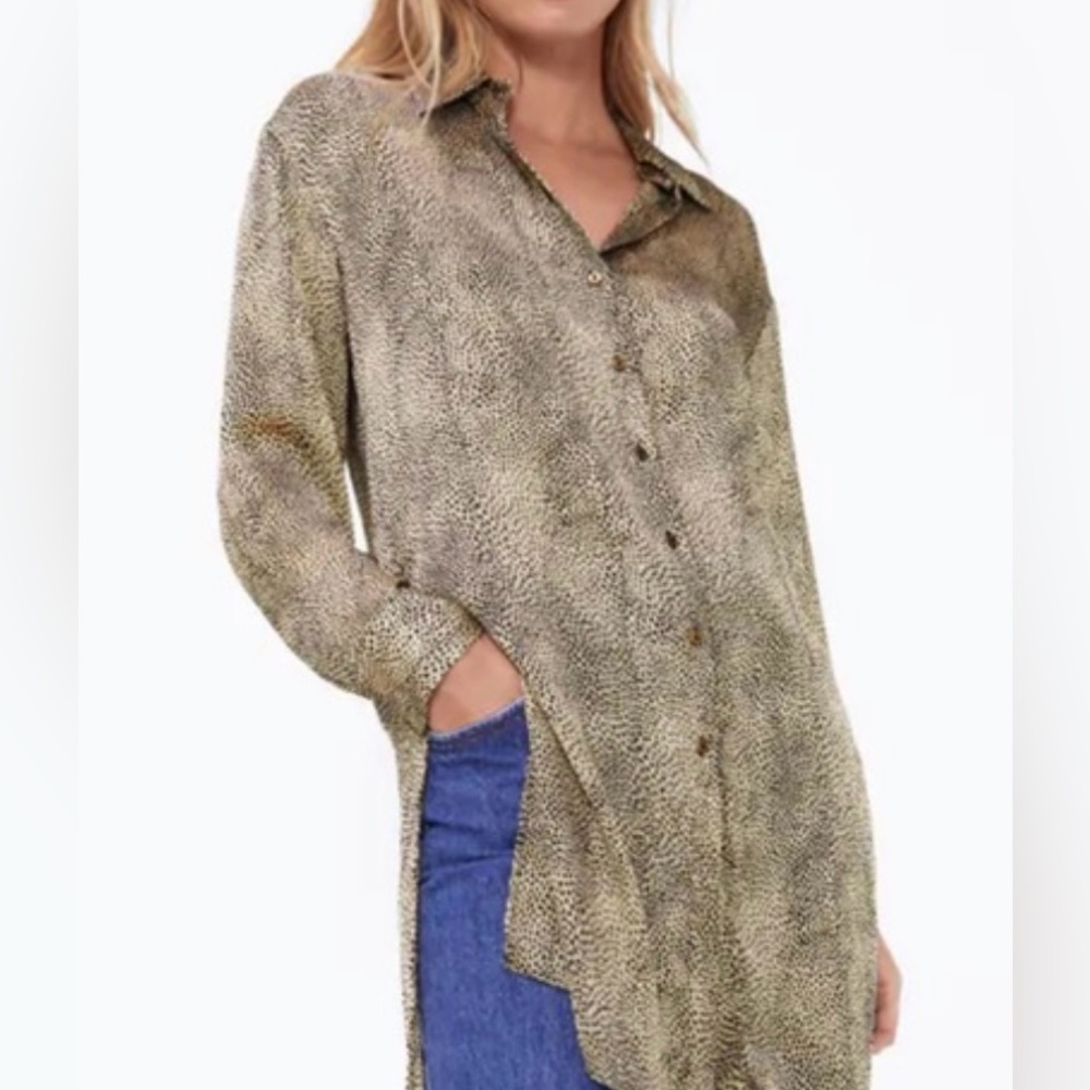 Stunning Shirt Dress in a Small leopard print from Zara